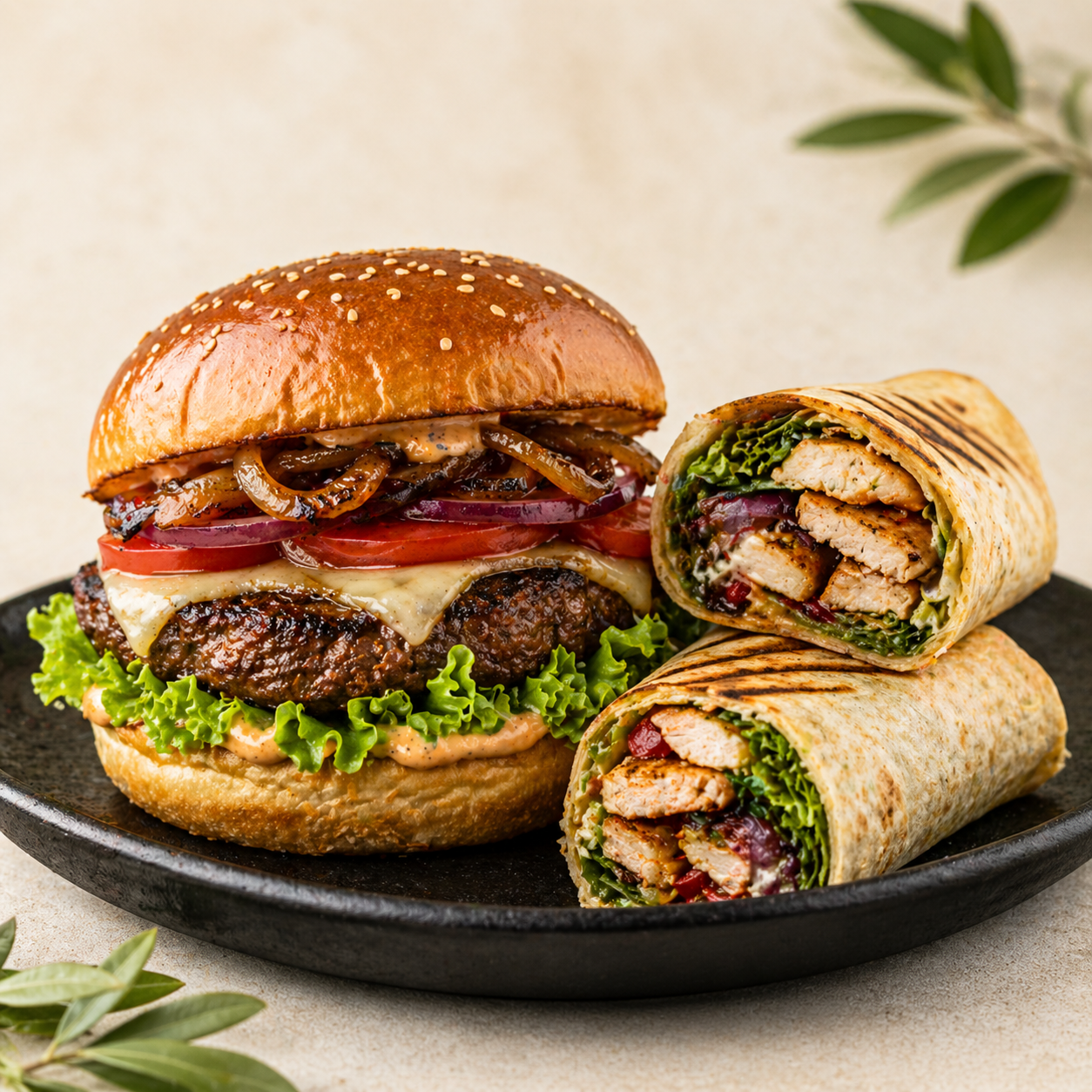 Burgers & Wraps